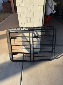 Apex Roof Rack Cargo Basket with Wind Fairing — Steel, Fits Cross Bars