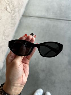 Miu Miu Black Cat-Eye Sunglasses