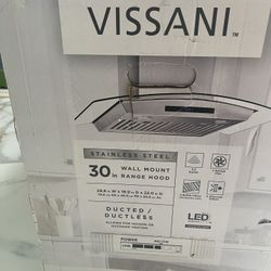 Vissani Range Hood Wall Mount 30”