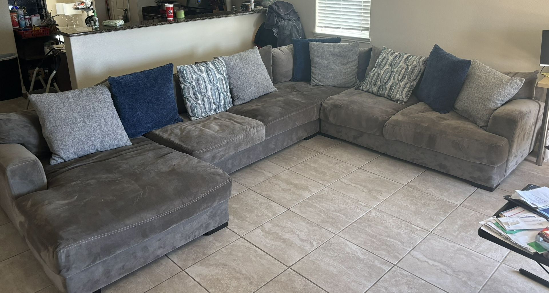 Large Grey Sectional
