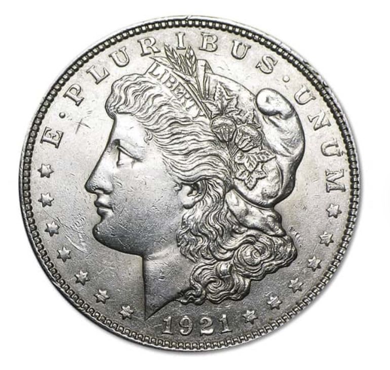 $1 1921 Morgan Dollar USA. Collectible