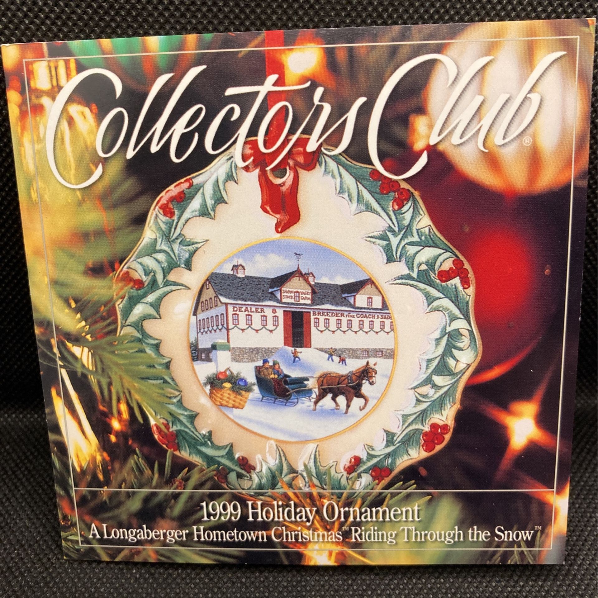 Longaberger Collectors Club Ornament