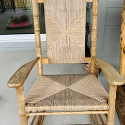 Cracker Barrel Rocking Chair.