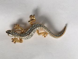 LIZARD RHINESTONE BROOCH 😍😍😍
