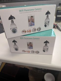 Lot of 2x WiFi Panorama Security Cameras