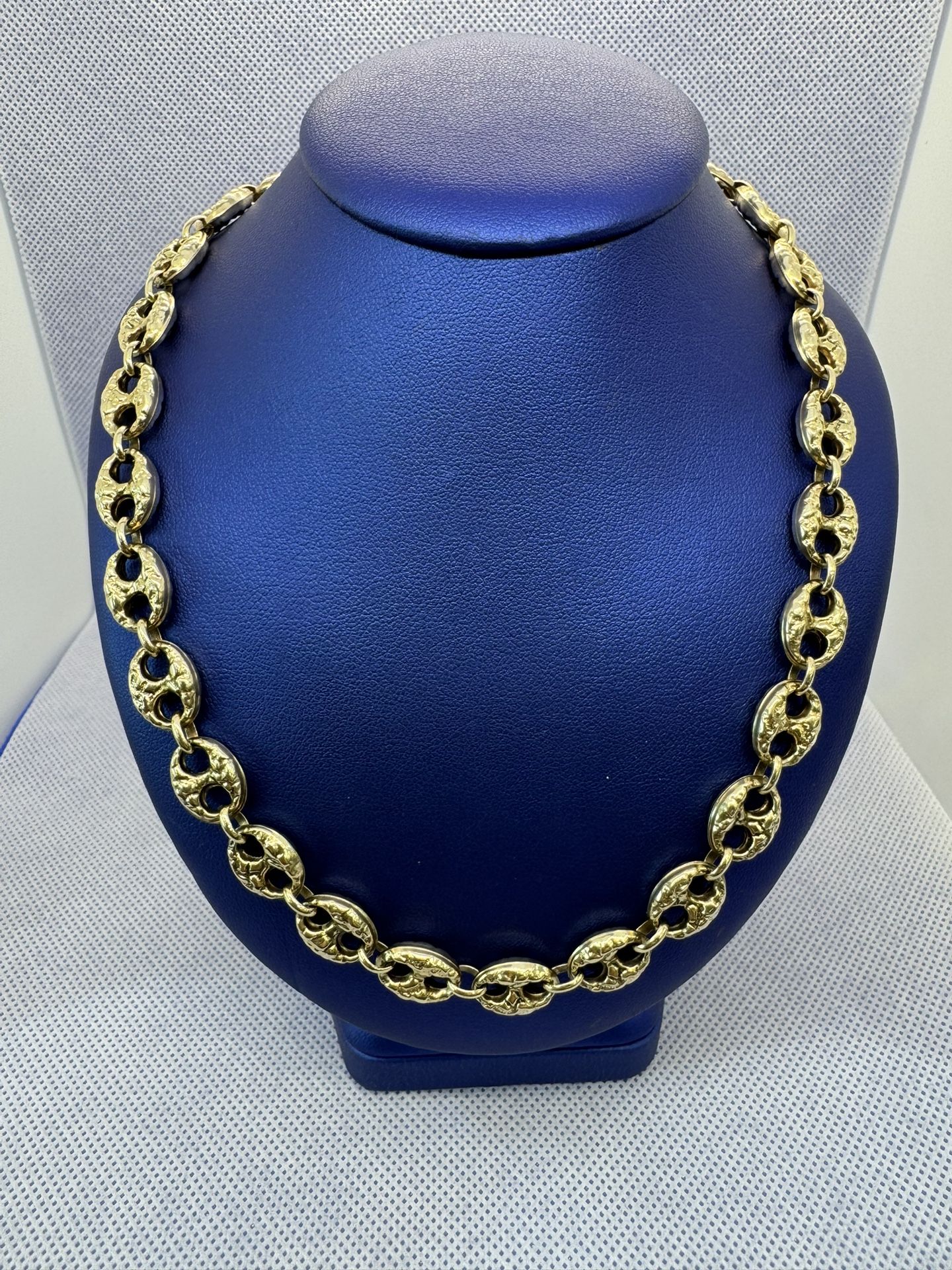 14kt, Puffy Gucci Necklace 31.1g 