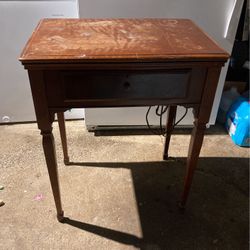 Antique Singer Sewing Table
