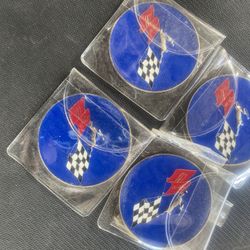 Set 4 Chevy Impala Metal Chips, New, Sell All 4 $120.00 Cash