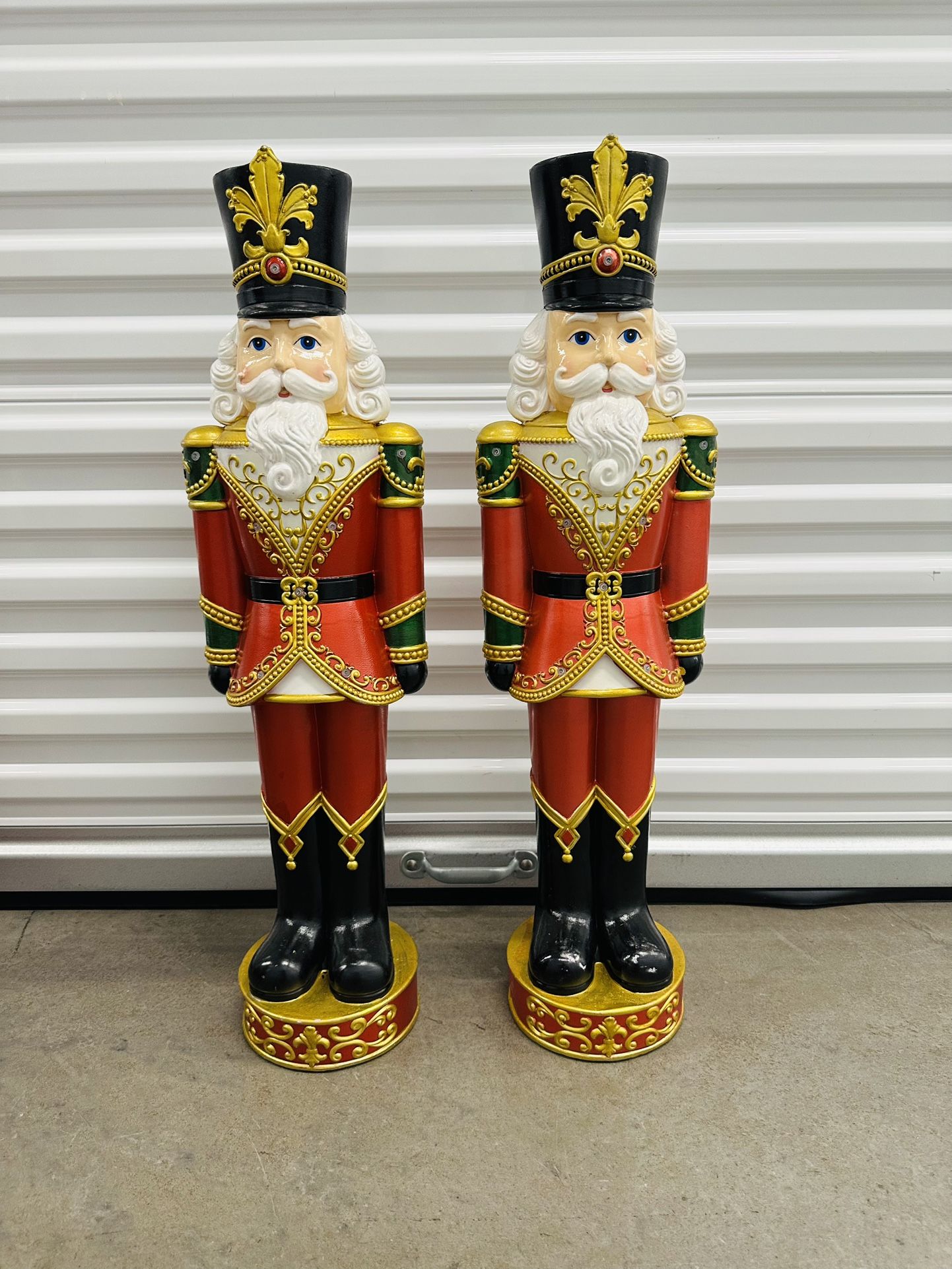2 Nutcracker LED lights 32inch $80 both FIRM “PICK UP ON 51ave and Glendale “