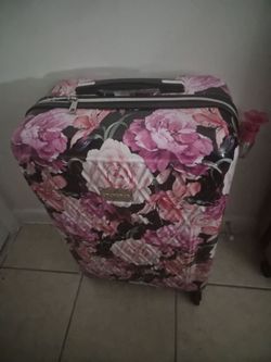 Bebe Floral Hard Shell Rolling Suitcase