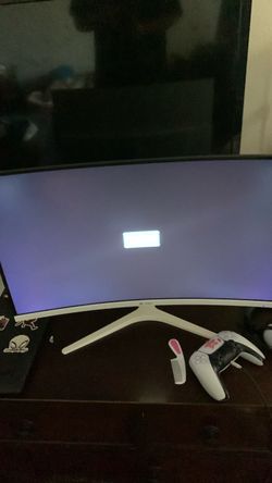27 inch crua white monitor