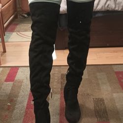 Hi Black 🖤 Boots 9.5  Botas Altas Negras 9.5