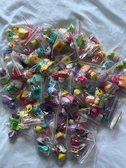 shopkin lot of 3 baggies