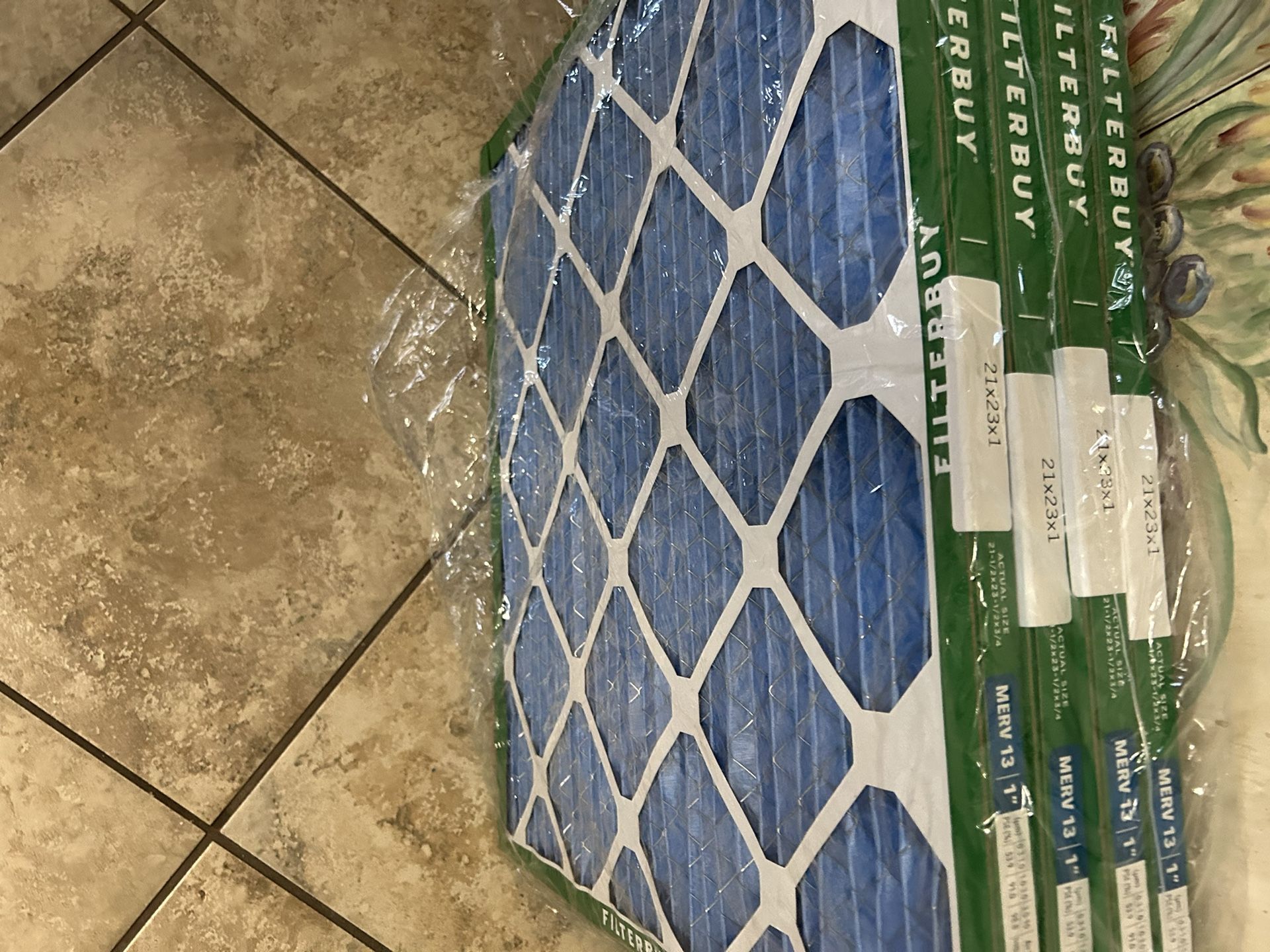 4   FILTERBUY Air Conditioning Filters 21 x 23 x 1  HIGH QUALITY NEW