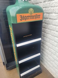 Jagermeister display. Man room , Bar Decor