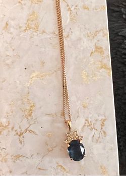 Sapphire necklace