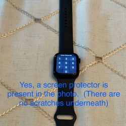 Apple Watch SE (2nd Gen) [GPS + Cellular 44mm] Smartwatch with Midnight Aluminum Case with Midnight Sport Band M/L. 