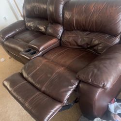 Two Seater Recliner Couch 600 OBO