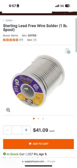 20 Rolls Solder