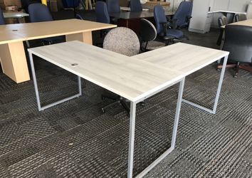 Modern office desks 60 by 60 inches 30 instock