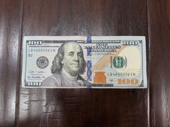 $100 Bill Miscut Error