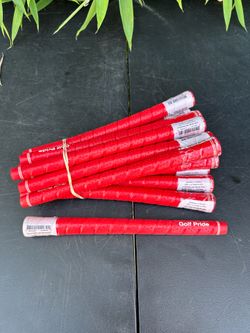 Golf Pride Tour Wrap 2G Standard Red Golf Club Grips Lot Of 14 New