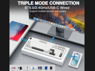 Brand New Versatile AULA F-99 Night Country Mechanical Keyboard 