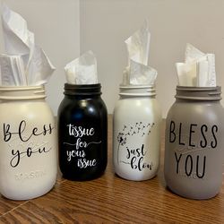 Mason Jar Tissue Holder