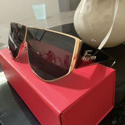 Fendi Sunglasses (Black/Gold FE40051 Disco Geometric)