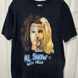 Vintage 1998 WWF Al Snow t-shirt Large L original rare