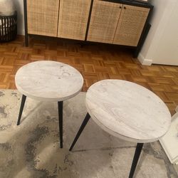 Light Washed Wood Coffee Table 