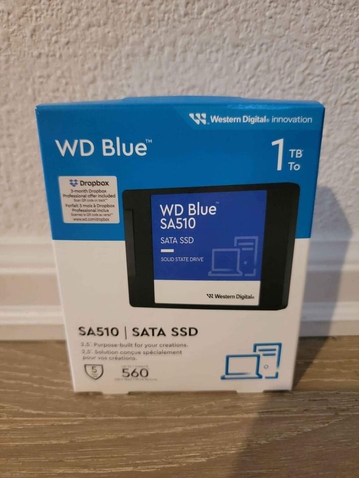 New WD Blue SA510 1TB Internal SSD