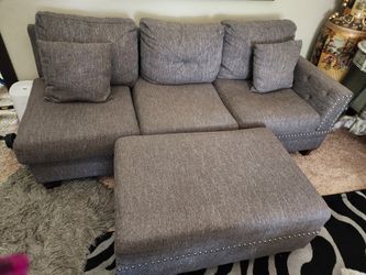 Living Room Set 3 PC COUCH AND OTTOMAN