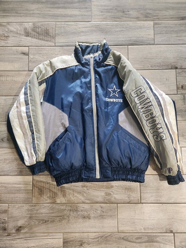 Dallas Cowboys Vintage Reversible Jacket Large for Sale in San Antonio, TX  - OfferUp