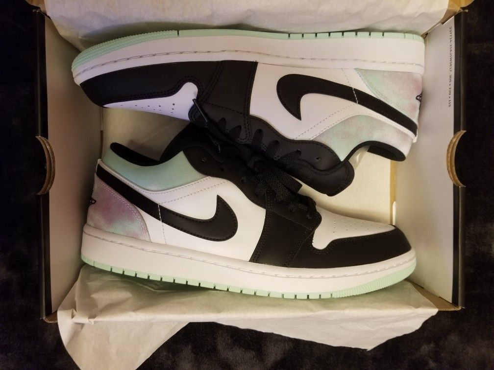 Jordan 1 Low Tie Dye Size 10 New