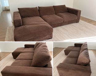 Large L shaped couch