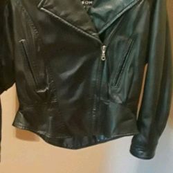 Womens Medium Leather Jacket 