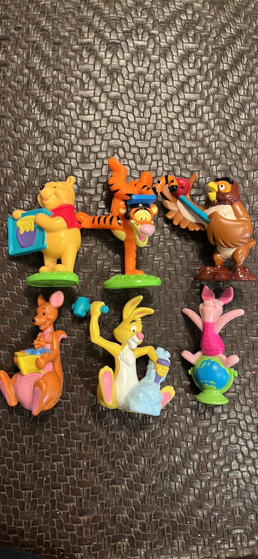 set of 6 1999 winnie the pooh figurines