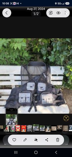 Fishing/floatation vest, 4X - 6X, new