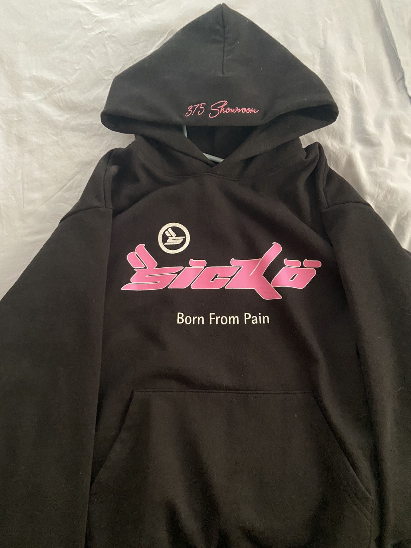 Sicko x 375 Black Hoodie