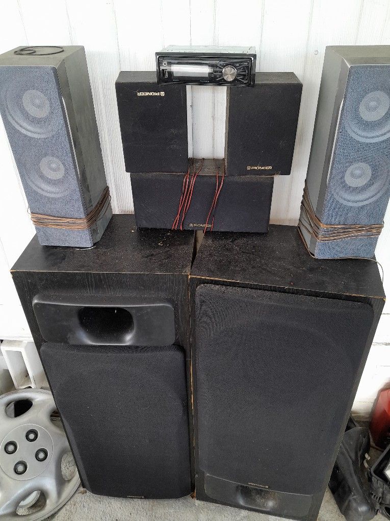 Speakers. With Bluetooth Radio