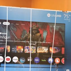 75”PHILLIPS UHD 4K SMART TV