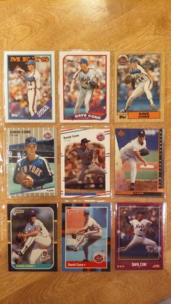 BASEBALL CARDS DAVID CONE