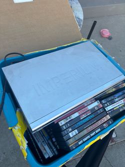 DVD player and 120 dvd movies
