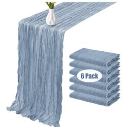 Dusty Blue Table Runners