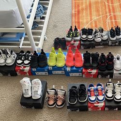 Jordan’s , Nikes ,foams , Adidas
