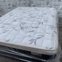 ✨Mattress Pillow Top All Sizes ✨ ☑️ 12” inches tall 🟠Queen sizes $199 🟡Full sizes $179 🟢Twin sizes $150 🔵Cal king $320 🟣E. King $330   🔴Delivery