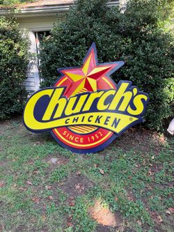 Church's Chicken Large Logo Sign