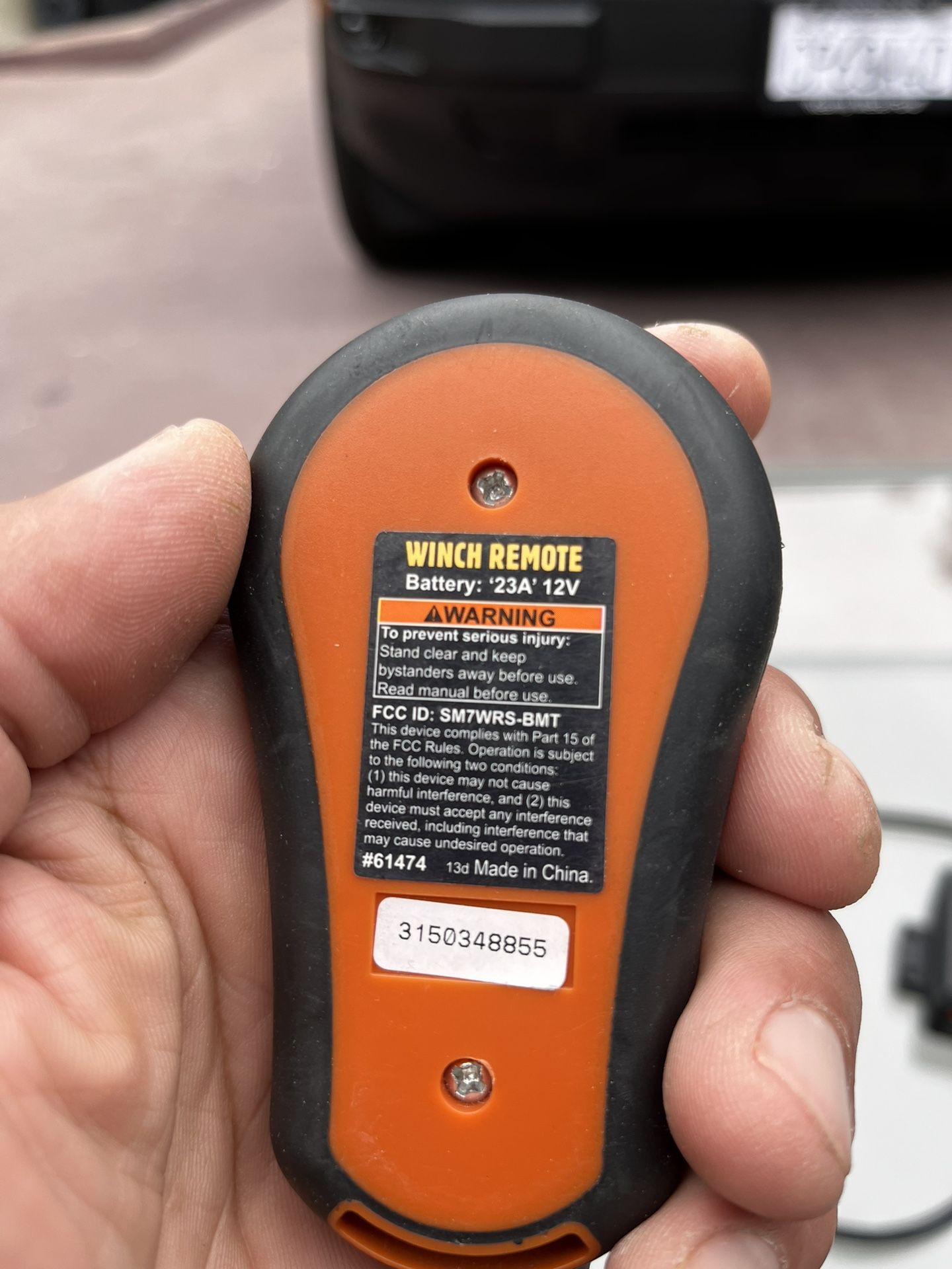 Badlands Winch Remote Wireless For Sale In San Diego Ca Offerup 1746