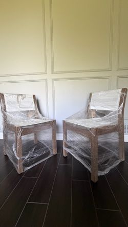 West elm outdoor dining chairs( set of 2)